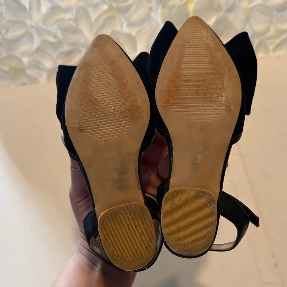 Ivy City Co Black Kids Dress Shoes with Bow